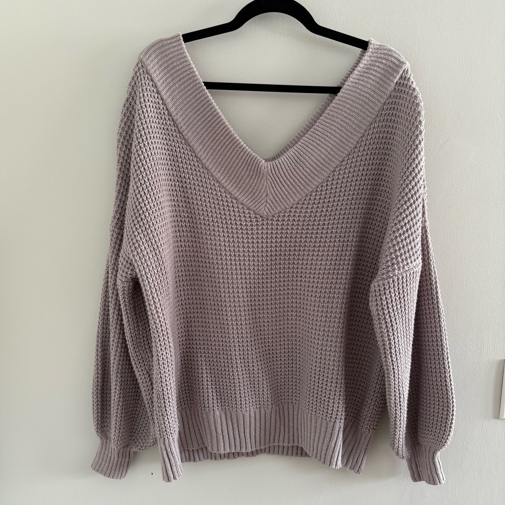 Zenana Gray Sweater